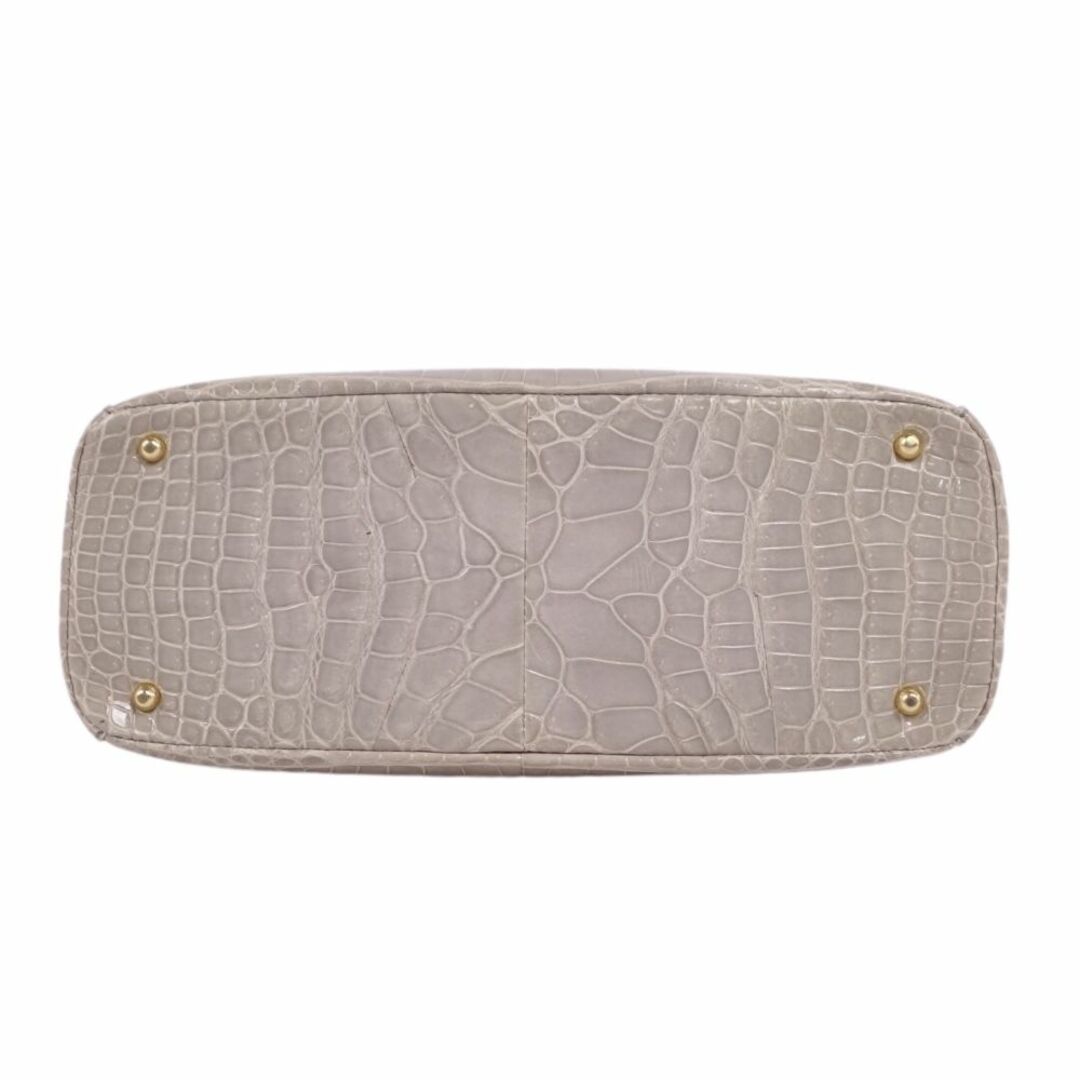 美品 クロコダイル CROCODILE バッグ JRA ハンドバッグ 美品 クロコダイル CROCODILE バッグ JRA ハンドバッグ