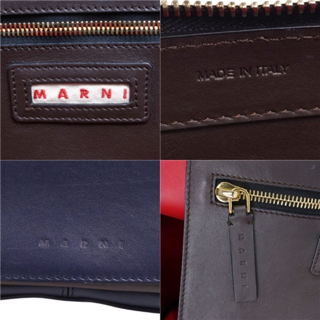美品 マルニ MARNI バッグ ハンドバッグ トートバッグ レザー 美品 マルニ MARNI バッグ ハンドバッグ トートバッグ レザー