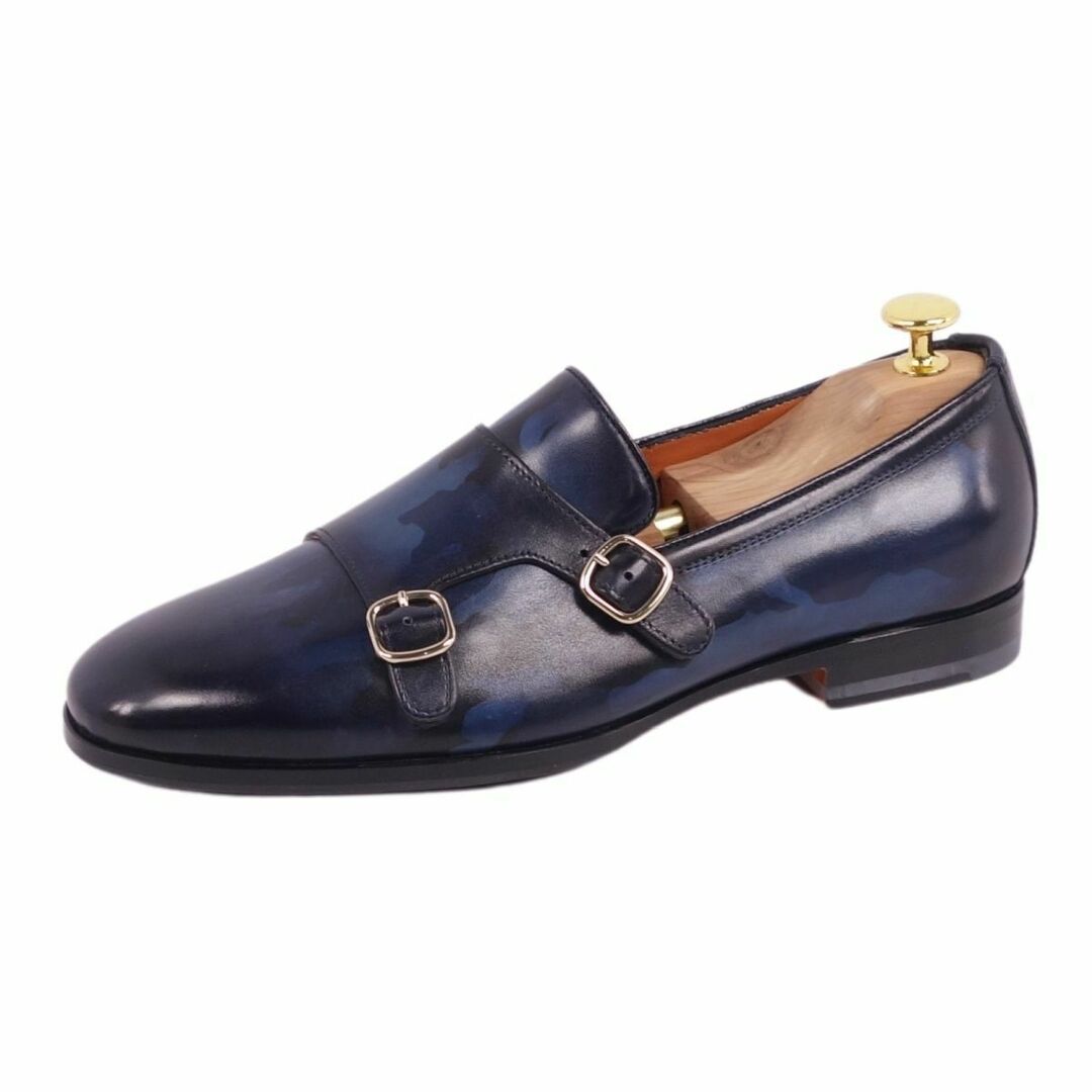 Santoni - 未使用 サントーニ Santoni レザーシューズ ダブル Santoni - 未使用 サントーニ Santoni レザーシューズ ダブル