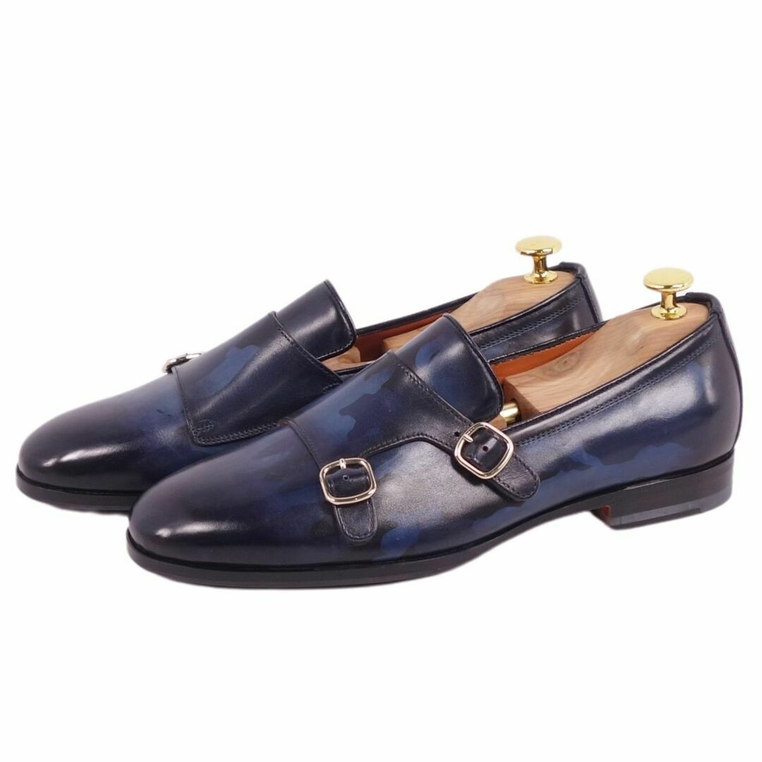 Santoni - 未使用 サントーニ Santoni レザーシューズ ダブル Santoni - 未使用 サントーニ Santoni レザーシューズ ダブル