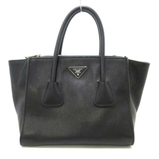 プラダ(PRADA)のPRADA(プラダ) トートバッグ トライアングルロゴ B2625M 黒 グレースカーフレザー	(トートバッグ)