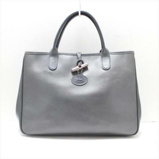 ロンシャン(LONGCHAMP)のLONGCHAMP(ロンシャン) トートバッグ ロゾ グレー レザー(トートバッグ)