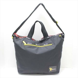 レスポートサック(LeSportsac)のLESPORTSAC(レスポートサック) ショルダーバッグ美品  - 黒×イエロー×レッド 2way/ポケモンコラボ レスポナイロン(ショルダーバッグ)