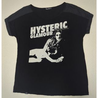 ヒステリックグラマー(HYSTERIC GLAMOUR)のヒステリックグラマー　美品！ヒスガールデザインＴシャツ　異素材MIX(Tシャツ(半袖/袖なし))