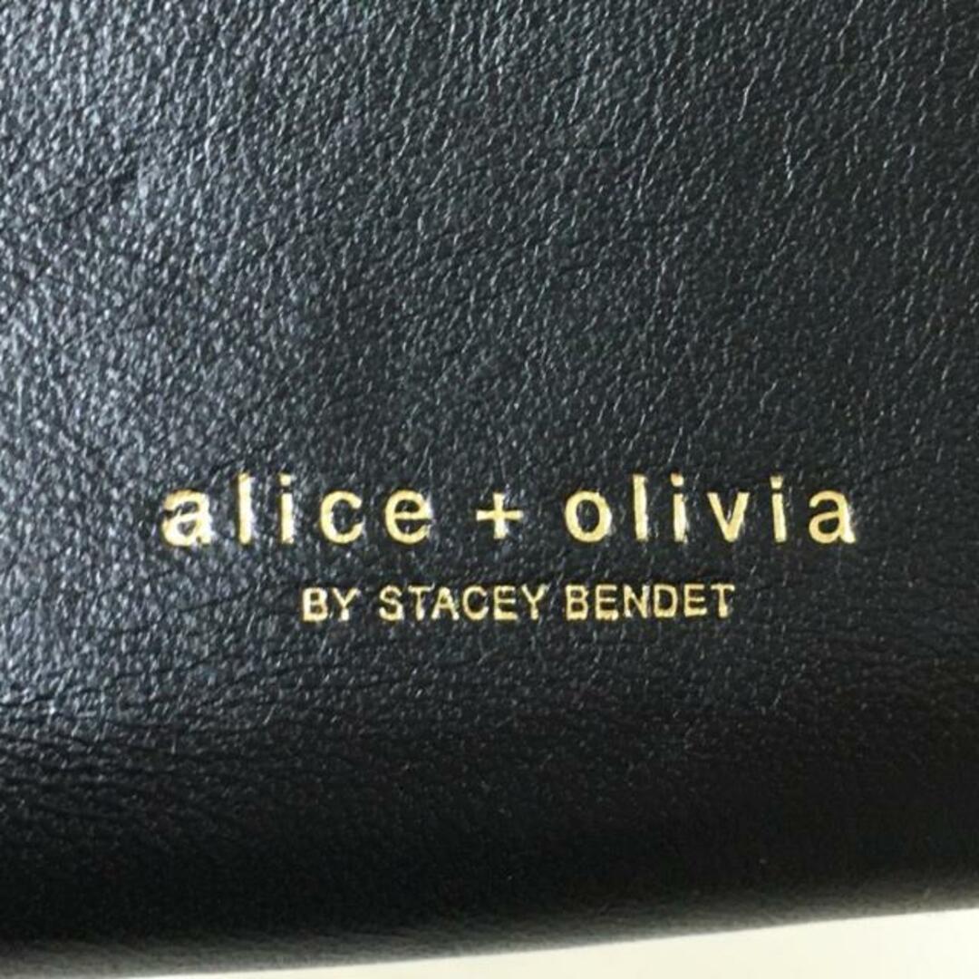 alice+olivia(アリスオリビア) 2つ折り財布美品 - 黒×アイボリー alice+olivia(アリスオリビア) 2つ折り財布美品 - 黒×アイボリー