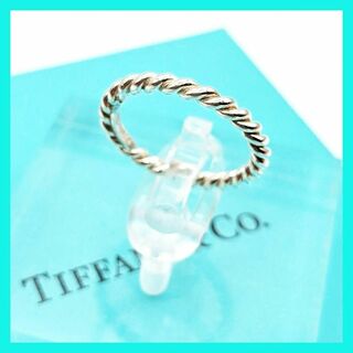 ティファニー(Tiffany & Co.)のティファニー ナロー ツイスト リング 925 シルバー 9号 美品(リング(指輪))