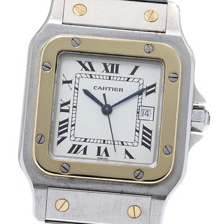 カルティエ(Cartier)のカルティエ CARTIER 81036283 サントスガルベLM YGコンビ 自動巻き メンズ _814761(腕時計(アナログ))