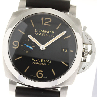パネライ(PANERAI)のパネライ PANERAI PAM01312 ルミノール マリーナ 1950 3DAYS アッチャイオ デイト 自動巻き メンズ 保証書付き_817177(腕時計(アナログ))