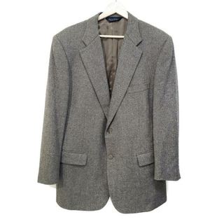 ブルックスブラザース(Brooks Brothers)のBrooksBrothers(ブルックスブラザーズ) ジャケット サイズ40REG メンズ - ベージュ×ダークグレー 長袖/秋/冬(その他)