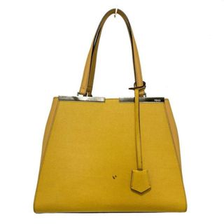 フェンディ(FENDI)のFENDI(フェンディ) トートバッグ トロワジュール 8BH275 イエロー レザー(トートバッグ)