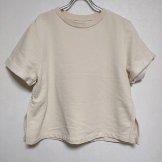 MM6 - MM6/Maison Margiela 2016 スウェットT  半袖 M サイドスリット スウェット ベージュ レディース エムエム6/メゾンマルジェラ【中古】4-0519S∞