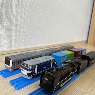 タカラトミー(Takara Tomy)のプラレール 3体セット D51機関車 EF66 中央線(電車のおもちゃ/車)