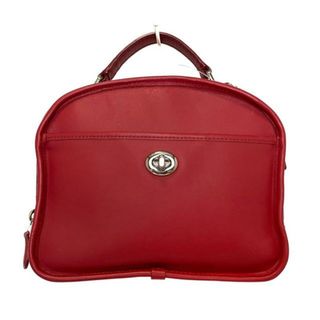 コーチ(COACH)のCOACH(コーチ) ハンドバッグ - F11785 レッド レザー(ハンドバッグ)