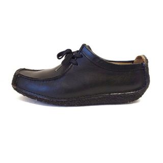 クラークス(Clarks)のClarks(クラークス) シューズ UK 5D レディース - 黒 レザー×化学繊維(その他)