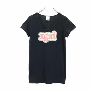 X-girl - エックスガール 日本製 半袖 Tシャツ 2 ブラック X-girl レディース