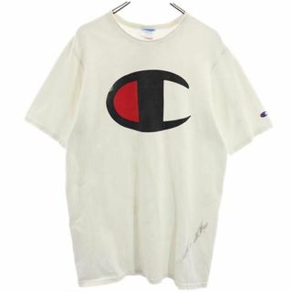 チャンピオン(Champion)のチャンピオン 半袖 クルーネック Tシャツ XL 白 Champion メンズ(Tシャツ/カットソー(半袖/袖なし))