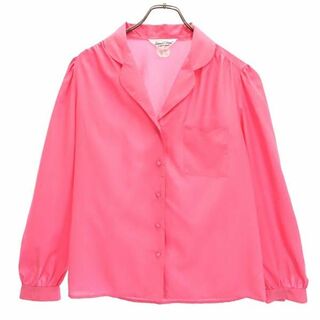 リミテッドエディション 長袖 オープンカラーシャツ 10 ピンク LIMITED EDITION レディース(シャツ/ブラウス(長袖/七分))