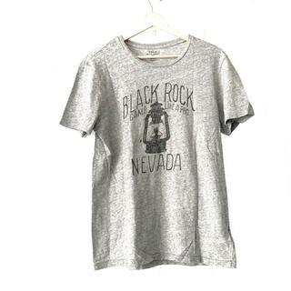 ポロラルフローレン(POLO RALPH LAUREN)のPOLObyRalphLauren(ポロラルフローレン) 半袖Tシャツ サイズM メンズ ライトグレー×グレー(Tシャツ/カットソー(半袖/袖なし))