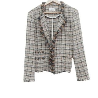 ISABEL MARANT ETOILE(イザベルマランエトワール) ジャケット サイズ36 S レディース美品  アイボリー×ダークグリーン×マルチ(その他)