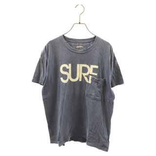 KAPITAL キャピタル SURF ロゴプリント 半袖Tシャツ カットソー ネイビー