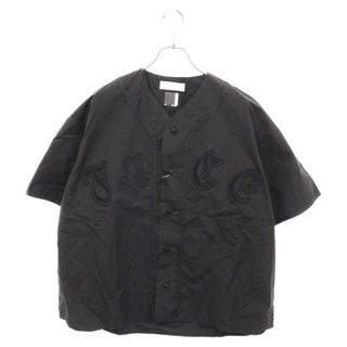 ファセッタズム(FACETASM)のFACETASM ファセッタズム 18SS Baseball Shirt ベースボール バックリブ 半袖シャツ ブラック RB-SH-M18(シャツ)