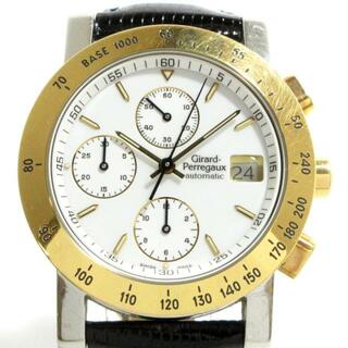 ジラールペルゴ(GIRARD-PERREGAUX)のGirard-Perregaux(ジラールペルゴ) 腕時計 GP7000 7050 メンズ SS/クロノグラフ/社外ベルト 白(その他)