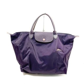 ロンシャン(LONGCHAMP)のLONGCHAMP(ロンシャン) トートバッグ ル・プリアージュオリジナル パープル×ピンク 折りたたみ ナイロン×レザー(トートバッグ)