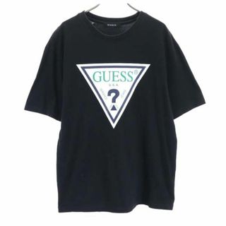 ゲス ロゴプリント 半袖 Tシャツ M 黒 Guess メンズ