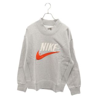 ナイキ(NIKE)のNIKE ナイキ AS M NSW TREND OVERSHIRT トレンド オーバーサイズ モックネック スウェットトレーナー グレー DM5274-050(スウェット)