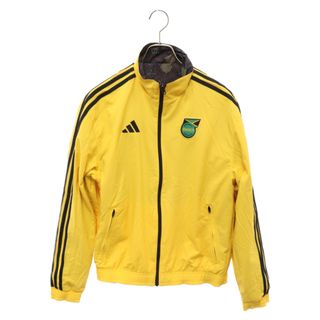 アディダス(adidas)のadidas アディダス Wales Bonner Jamaica National Team Anthem Reversible Jacket ジャマイカ代表 アンセム リバーシブルジャケット ブラック/イエロー IB7461(フライトジャケット)