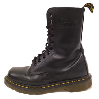 ドクターマーチン(Dr.Martens)のDr.Martens ドクターマーチン 10ホール レザーハイカットブーツ レザー ブラック UK4 1490(ブーツ)