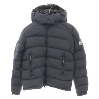 モンクレール(MONCLER)のMONCLER モンクレール BRIQUE ブリク フーデット ジップアップ ダウンジャケット ネイビー B20914196905(ダウンジャケット)