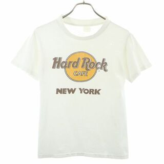 ハードロックカフェ プリント 半袖 Tシャツ 白 HARD ROCK CAFE メンズ