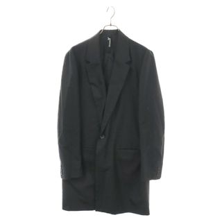 Ground Y グラウンドワイ ONE BUTTON JACKET ワンボタンロングジャケット ブラック GA-J06-100(フライトジャケット)