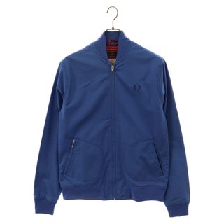 FRED PERRY フレッドペリー MA-1 リブ ブルゾン オイルドコットン ジャケット ブルー J2163/139/00030/286