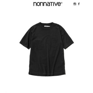 ノンネイティブ(nonnative)のnonnative DWELLER S/S TEE COTTON JERSEY黒(Tシャツ/カットソー(半袖/袖なし))