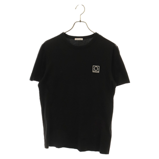 モンクレール(MONCLER)のMONCLER モンクレール SS TSHIRT SS T-SHIRT G20918C00043 8390T 半袖Tシャツ 胸ロゴ ブラック(Tシャツ(半袖/袖なし))