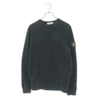 ストーンアイランド(STONE ISLAND)のSTONE ISLAND ストーンアイランド サイドロゴパッチ クルーネック スウェットシャツ ブラック V0026(スウェット)