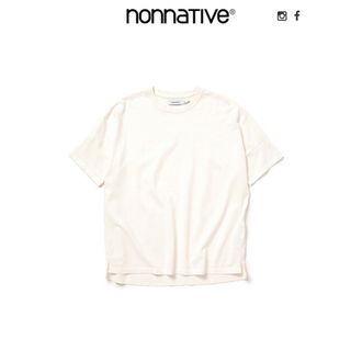 ノンネイティブ(nonnative)のnonnative CLERK S/S TEE COTTON JERSEY 白(Tシャツ/カットソー(半袖/袖なし))