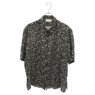 サンローラン(Saint Laurent)のSAINT LAURENT PARIS サンローランパリ 20SS スペックルド レオパード レーヨン 半袖シャツ ブラック 601070 Y1A78(シャツ)