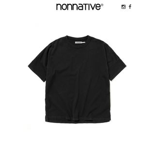 nonnative CLERK S/S TEE COTTON JERSEY 黒