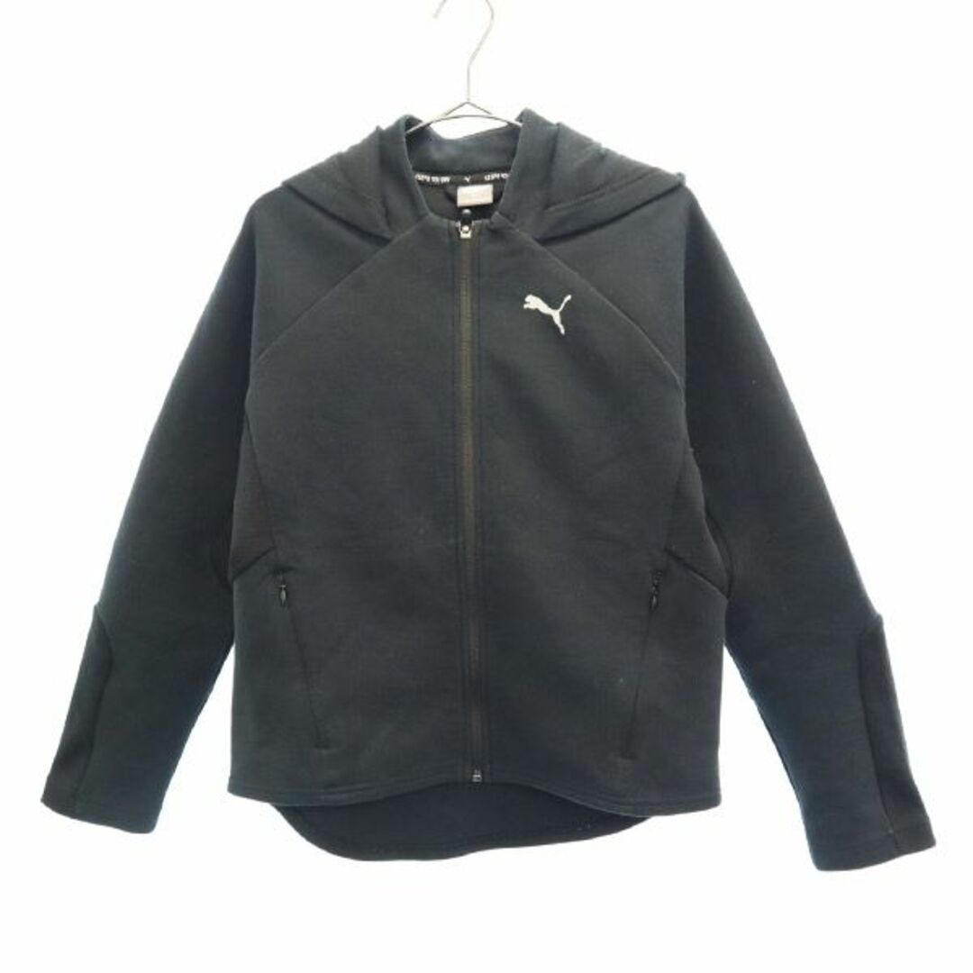 PUMA - プーマ プリント 長袖 ジップパーカー S ブラック PUMA PUMA - プーマ プリント 長袖 ジップパーカー S ブラック PUMA