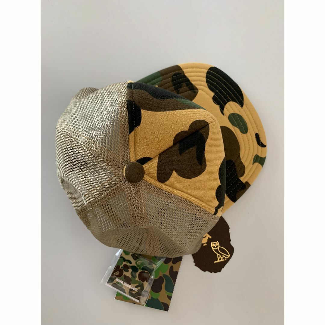 A BATHING APE - OVO x BAPE 1ST CAMO MESH CAP(ピンバッジ付き A BATHING APE - OVO x BAPE 1ST CAMO MESH CAP(ピンバッジ付き