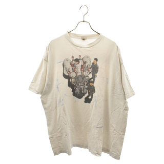 SAINT MICHAEL セントマイケル 24SS FD SS TEE BIKE フロントプリントロゴ 半袖Tシャツ ホワイト SM-YS8-0000-C21(Tシャツ/カットソー(半袖/袖なし))