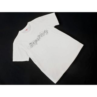 シュプリーム(Supreme)のSupreme シュプリーム 19AW スモーク ロゴ プリント Tシャツ sizeS/白 ■◆ メンズ(Tシャツ/カットソー(半袖/袖なし))