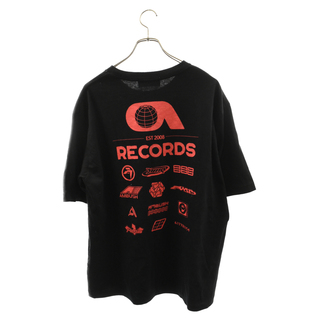 アンブッシュ(AMBUSH)のAMBUSH アンブッシュ RECORDS GRAPHIC T-SHIRT BMAA066S23JER001 レコードグラフィック半袖Tシャツ ブラック(Tシャツ/カットソー(半袖/袖なし))