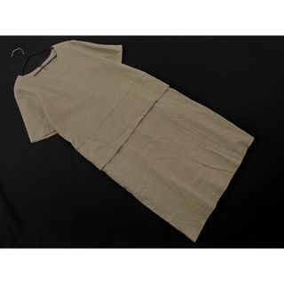 theory - theory luxe セオリーリュクス リネン混 ワンピース size40/ベージュ ■◆ レディース