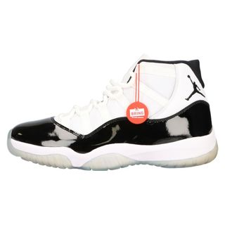 ナイキ(NIKE)のNIKE ナイキ AIR JORDAN 11 RETRO CONCORD 378037-100 エアジョーダン11 レトロ コンコルド ハイカットスニーカー ブラック/ホワイト US9.5/27.5cm(スニーカー)