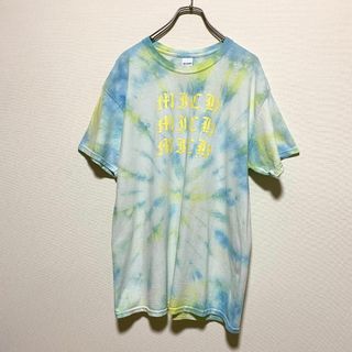 ギルタン(GILDAN)のアメリカ古着　タイダイ　プリント　半袖　Tシャツ　カラフル　I339(Tシャツ/カットソー(半袖/袖なし))