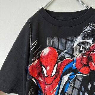 マーベル(MARVEL)のMARVEL マーベル　スパイダーマン　メンズ　BIGプリント　半袖　tシャツ(Tシャツ/カットソー(半袖/袖なし))